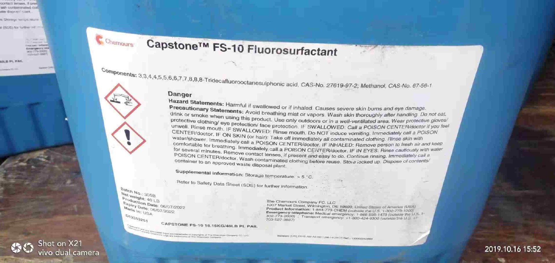 有机含氟表面活性剂Capstone?FS-10环保型阴离子氟表面活性剂,基于其六个氟碳分子的稳定结构,具有润湿流平功能,美国科慕化学(Chemours,原杜邦DuPont)原产地进口,厂价直销